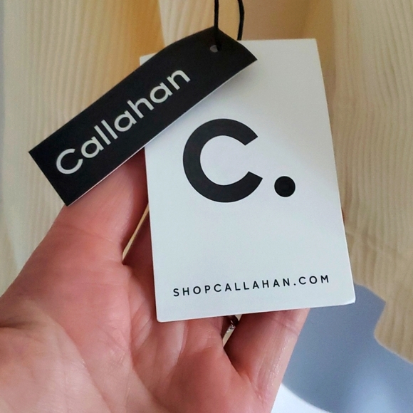 NWT REVOLVE x Callahan Knitwear Vera Bohemian Style Top in cream/ ivory - Picture 6 of 9